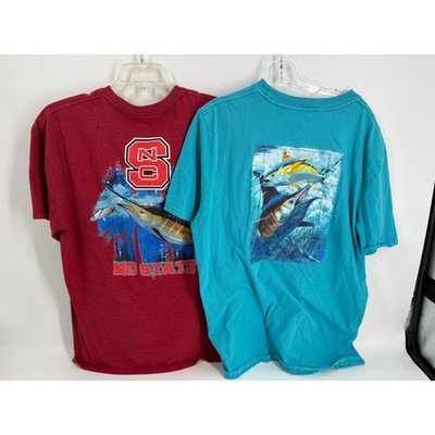 Guy Harvey North Carolina State University Marlin T-Shirts Bundle XL Lot of 2