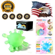 Cute Green Squishy Sensory Toy  Perfect Kids Party Favor for Stress Relief