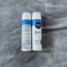 NEW Lot of 2 NIVEA Men Sensitive Cool Shaving Gel 7 oz. FREE SHIPPING