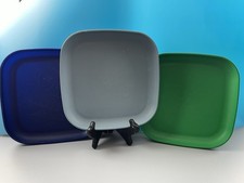 Vintage Tupperware 8 Inch Square Luncheon Pla...