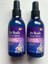 Lot 2: Dr. Teal's Sleep Spray Melatonin  Essential Oils 6 OZ EACH