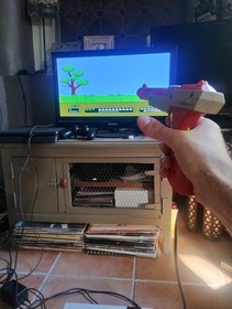 Jeu NES : Super Mario Bros + Duck Hunt (Loose) Nintendo NES + Zapper + Manette
