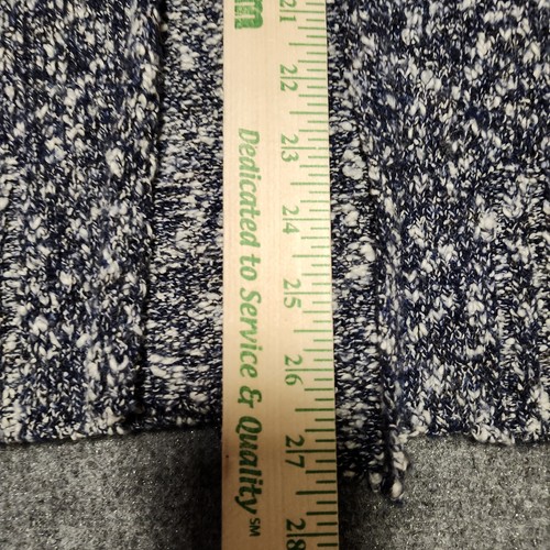 Habitat Pullover Damen mittelblau weiß meliert vorne offen Cardigan Taschen - Bild 9 von 14
