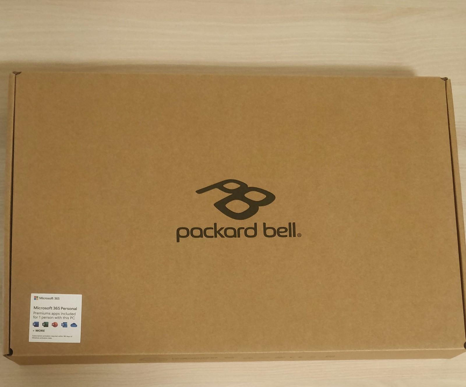PC Portable Packard Bell 2025 Neuf et Scellé Ordinateur Windows 11 Gray