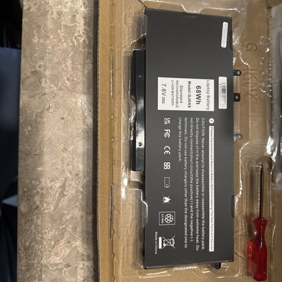 Dell GJKNX 68Wh 7.6V Black Li-Ion Battery For Latitude 68WH 7.6V