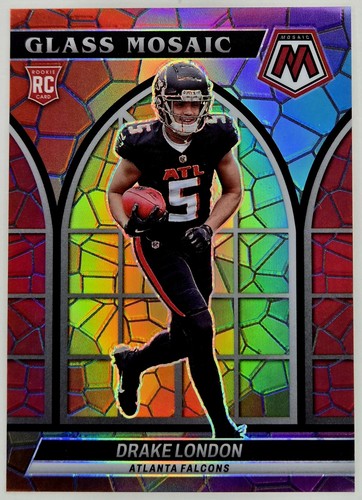 Drake London #GM-26 2022 Panini Mosaic Glass card