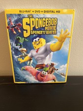 The spongebob Movie: Sponge Out of Water Blue-Ray,DVD, Digital W/Bonus Beachball