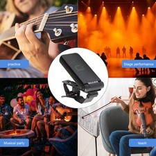 Mooer Guitar Tuner Clip On Tuner For Guitar Bass Violin Ukulele Bright Colo QXAA