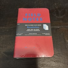 Resolution Field Notes Sealed 3 pack