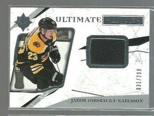 2017-18 Ultimate Collection Jerseys #54 Jakob Forsbacka-Karlsson (ref 106062)