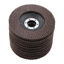 10 Pack 4-1/2" x 7/8" 40 Grit Aluminum Oxide Flap Wheels Type 27