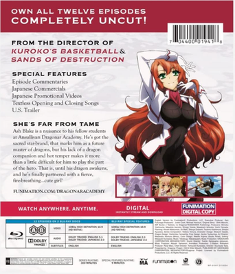 Dragonar Academy complete season / NEW anime on Blu-ray from