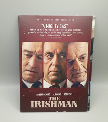 The Irishman DVD Official FYC For Your Consideration SAG Award 2019 Netflix