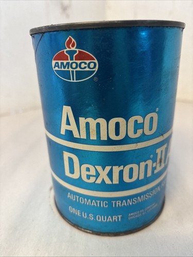 Vintage 1 Quart Amoco Dexron-II ATF Oil Can Full | eBay