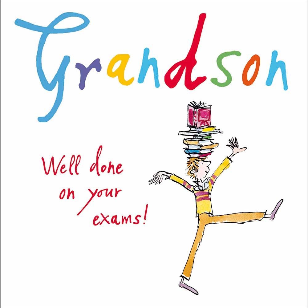 Exam Congratulations Card Grandson