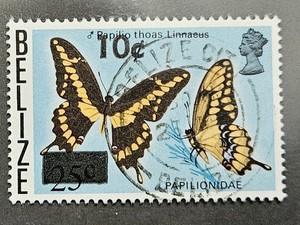 BELIZE 1980 10c Revaluation (Scott 424; SG 560) USED