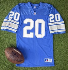 Vintage 90s Authentic Barry Sanders 1992 Detroit Lions NFL Football Jersey 44 L