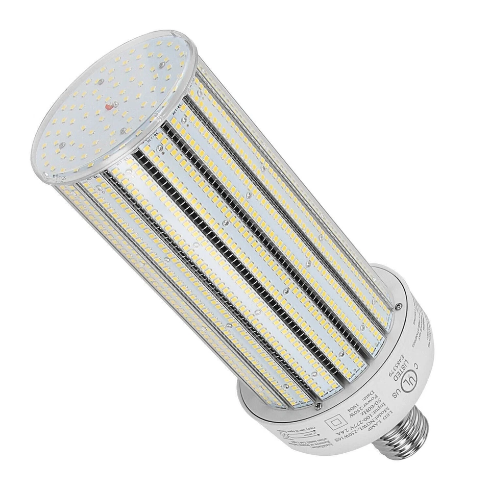 250W LED Corn Cob Bulb Light Workshop High Bay Fixture Replace 1000W MH HID HPS - Image 2 of 4