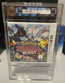 IGS Graded 9.5/10 Pokemon Rumble Blast (Nintendo 3DS, 2011) New US Version Rare
