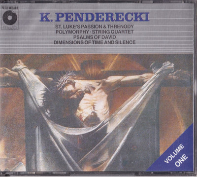 V.A. - K. Penderecki   Volume One: St. Luke's Passion & Threnody 2xCD Box-Set