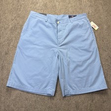Vineyard Vines Club Shorts Men 36 Cornflower Blue Twill Classic Fit 11"