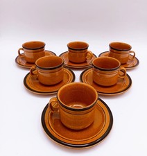 ♥ SERVIZIO DA THE x6 CERAMICA PAIOLO RICHARD GINORI VINTAGE DESIGN ANTONIA CAMPI