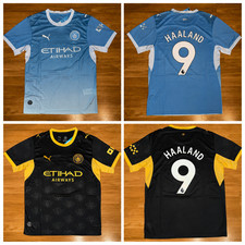 Manchester City Haaland Men&rsquo;s Jersey Blue Black 26 27 Jersey