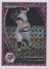 2021 Panini Prizm Draft Picks Pink Velocity Prizm Dustin Saenz #PDP112 2k3