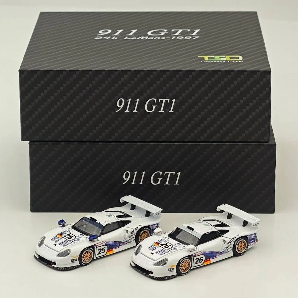 1:64 TSD 911 GT1 24h LeMans 1997 Openable - Hood Diecast Model Car