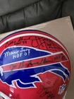Buffalo Bills Signed Full Size Helmet Hall Of Famers and cards