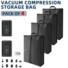 Travel Vacuum Bags for Luggage with Wireless ...