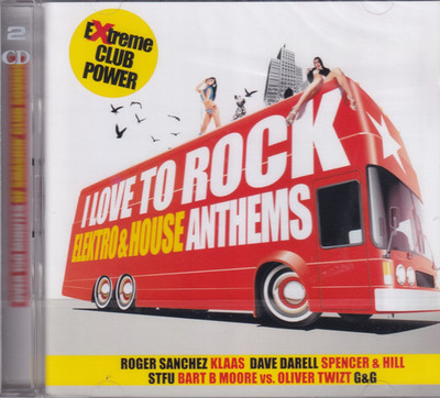 Partyhits I Love To Rock Elektro & House Anthems 2CD Klaas Dave Darell #K2570
