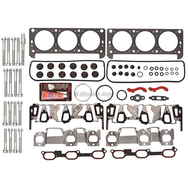 Juego de pernos de junta de culata aptos 05-06 Chevrolet Pontiac Montana Buick Terraza 3,5 OHV Foto 2 de 4