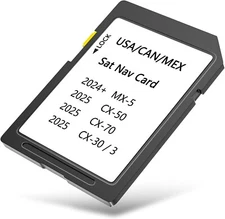 Fits 2025 Mazda CX-30, CX-50 HYBRID, CX-70 Navigation SD Card Map USA/CAN/ME