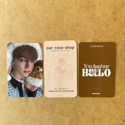 ZB1 Zerobaseone You had me at HELLO Ktown4U Red Panda Official POB