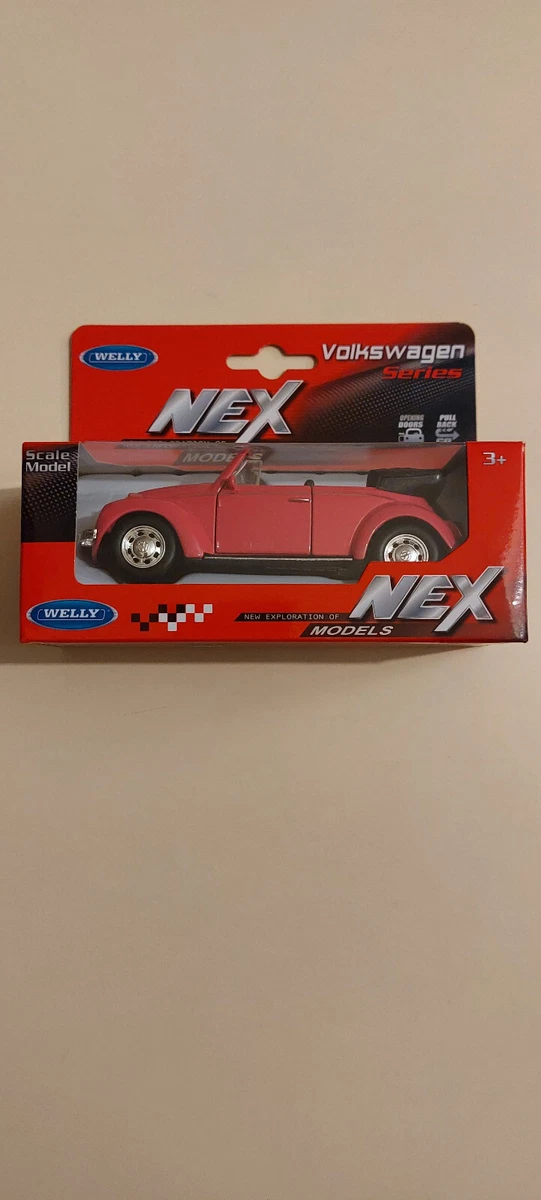 Miniature Volkswagen Coccinelle WELLY 1/24 – Noire, Modèle 1959, Collection Neuve