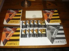 Vintage Deneba Canvas 5 for Mac OS 7.x-9.x on 3.5" Floppy Discs with Manuals