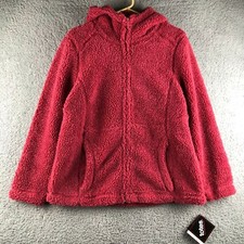 New Totes Women’s Fleece Full Zip Jacket Pink Size M