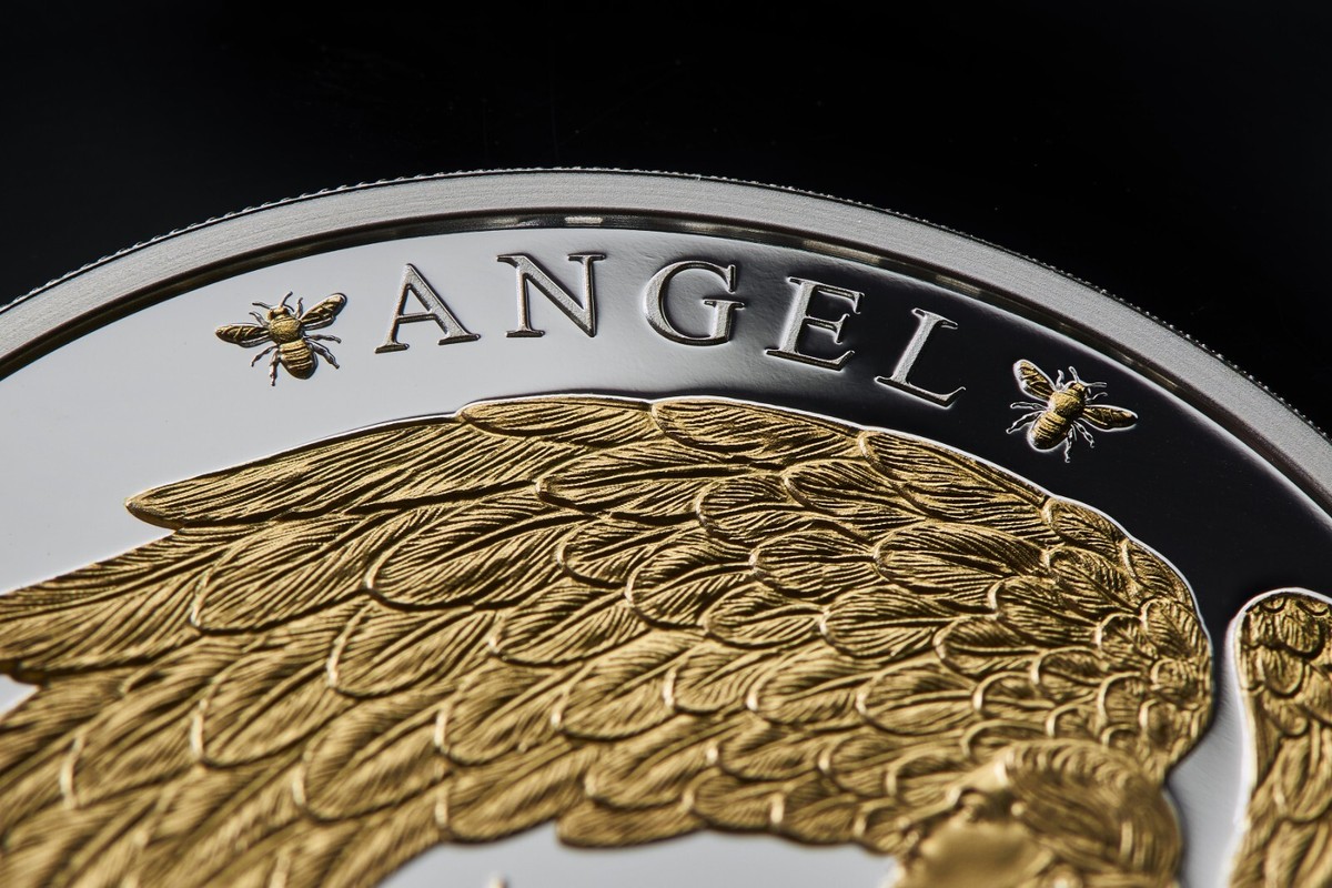 射美 GOLD、SILVER 2024年2月 2024 Mexico 1-oz Silver Libertad “Gold Ring + Holo” Ennobled