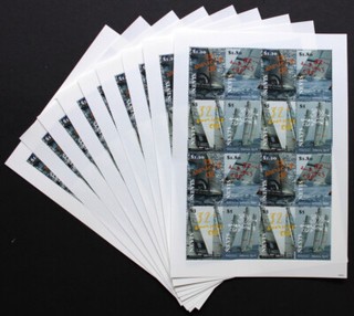 10 x Nevis 2008 Mi. 2269 72 KB (40 Satz) MNH Amerika's Cup Segeln 352 €