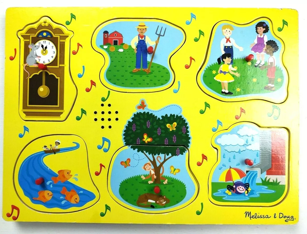 Melissa & Doug Sing-Along Nursery Rhymes 2 Sound Puzzle