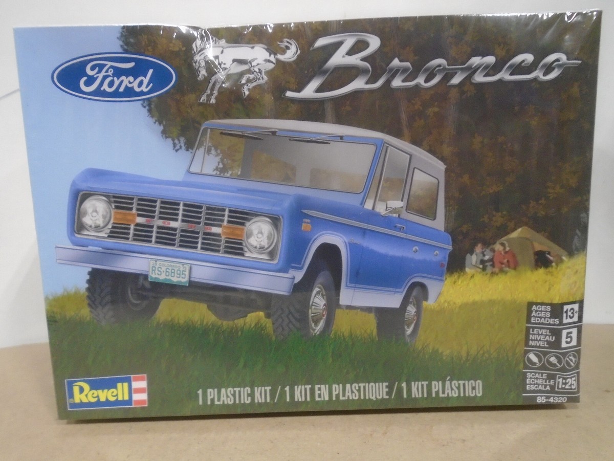 トレイン REVELL #4320 1/25 SCALE FORD BRONCO PLASTIC KIT NEW IN