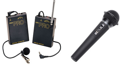 Pro DSLR WLM H wireless lavalier + handheld mic for Canon AVCHD SLR HD camcorder
