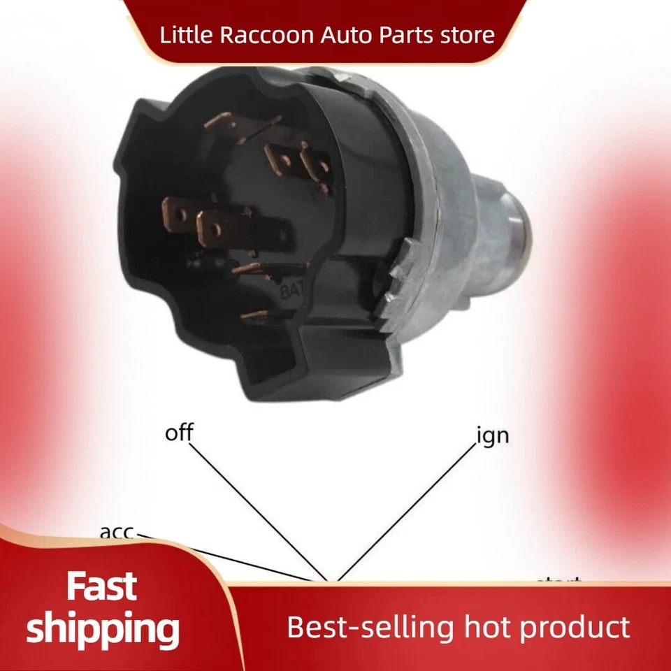 Ignition Lock Cylinder Starter Switch In Dash w/ Keys For 1983-91 Chevrolet GMC — 第 2/4 张图片