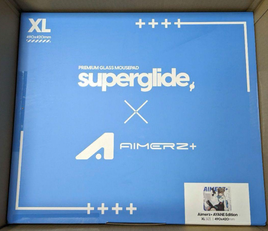 Aimerz × Ayane Edition Superglide Glass Mousepad XL Limited Aimerz × Ayane Edition Superglide Glass Mousepad XL Limited