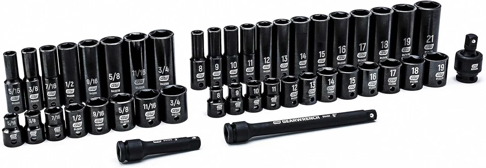 GEARWRENCH 84916N - 44 Pc. 3/8" Drive 6 Point Standard & Deep Impact Socket - Image 4 of 4
