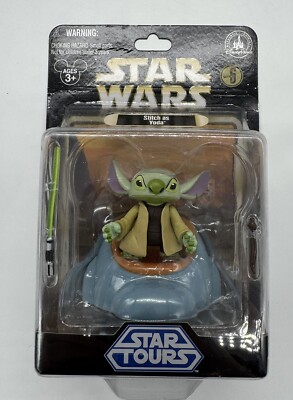 Disney Park Star Tours Star Wars Series 6 Stitch as Yoda Action Figure 2012 NIB