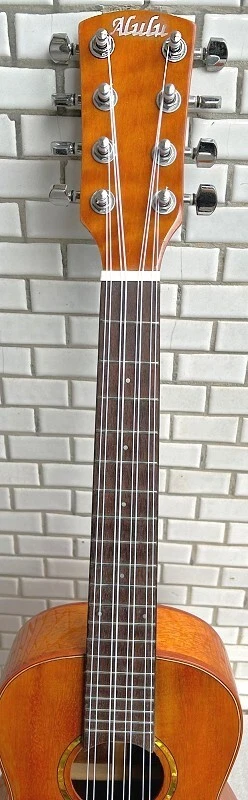 Alulu 8 String Solid curly Acacia Koa wood Tenor Ukulele BU980 - Image 4 of 4