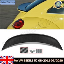 Rear Trunk Spoiler Wing Lip For 2011-2019 Volkswagen Beetle Carbon Fiber Look UK