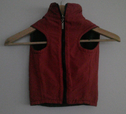 Companion Road Pet Fashions Fleece-Lined Orange Windbreaker Dog Jacket Size M